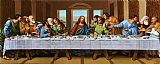 Leonardo Da Vinci Wall Art - the picture of last supper